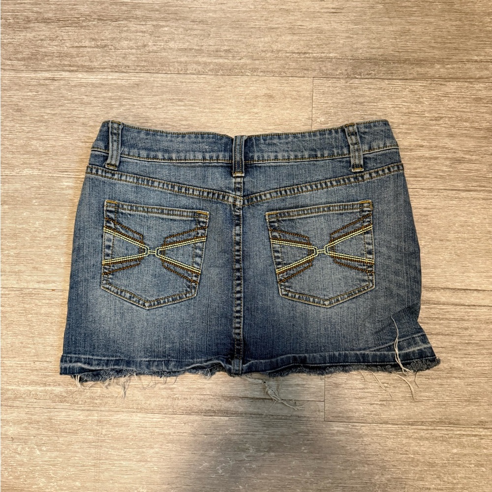 Highway Jeans Y2K Medium Wash Denim Mini Skirt - Picture 4 of 11
